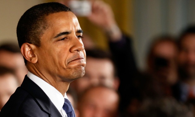 Obama Frowning
