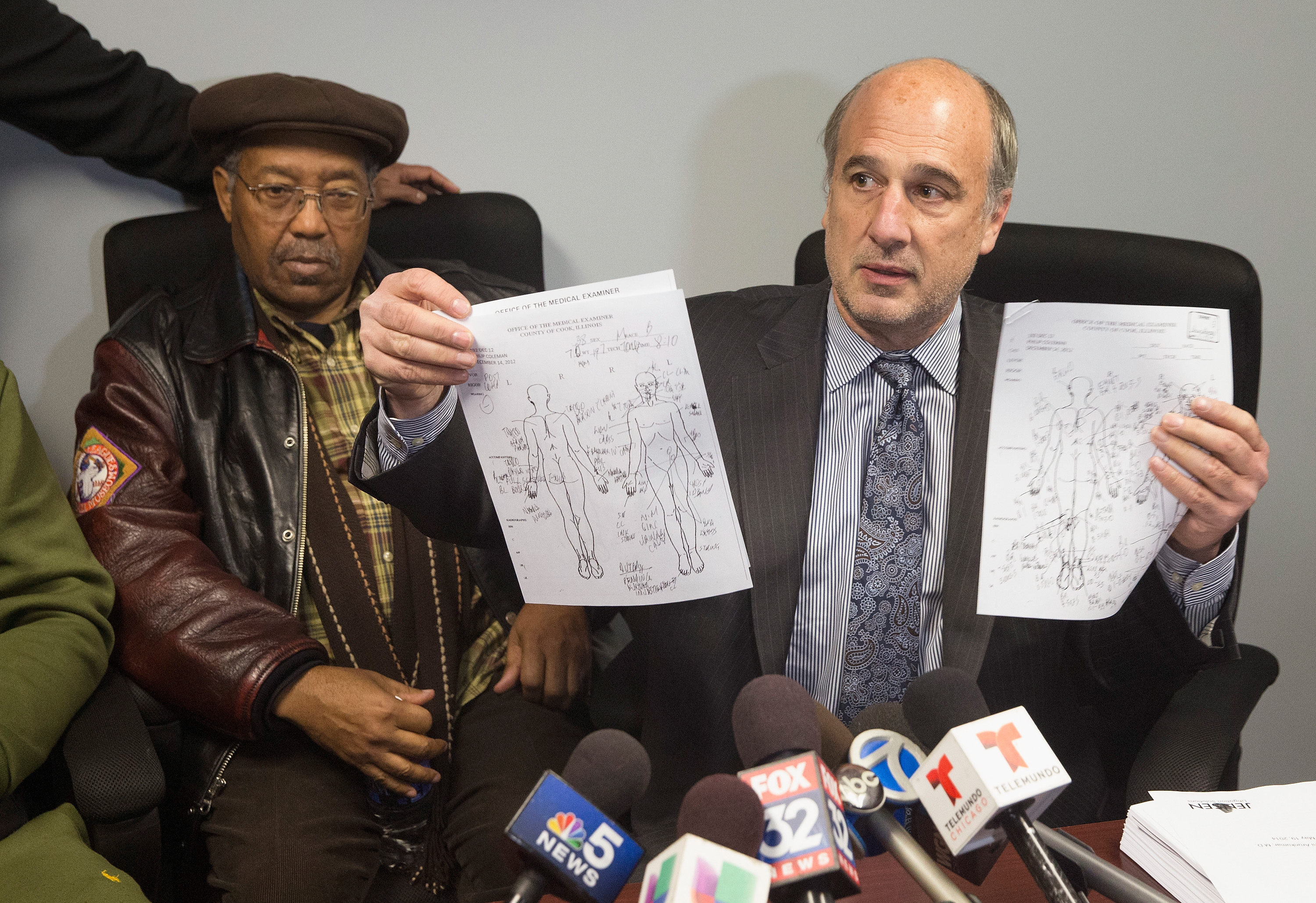 Family And Lawyer Representing Phillip Coleman Hold News Conference After Chicago PD Video Released