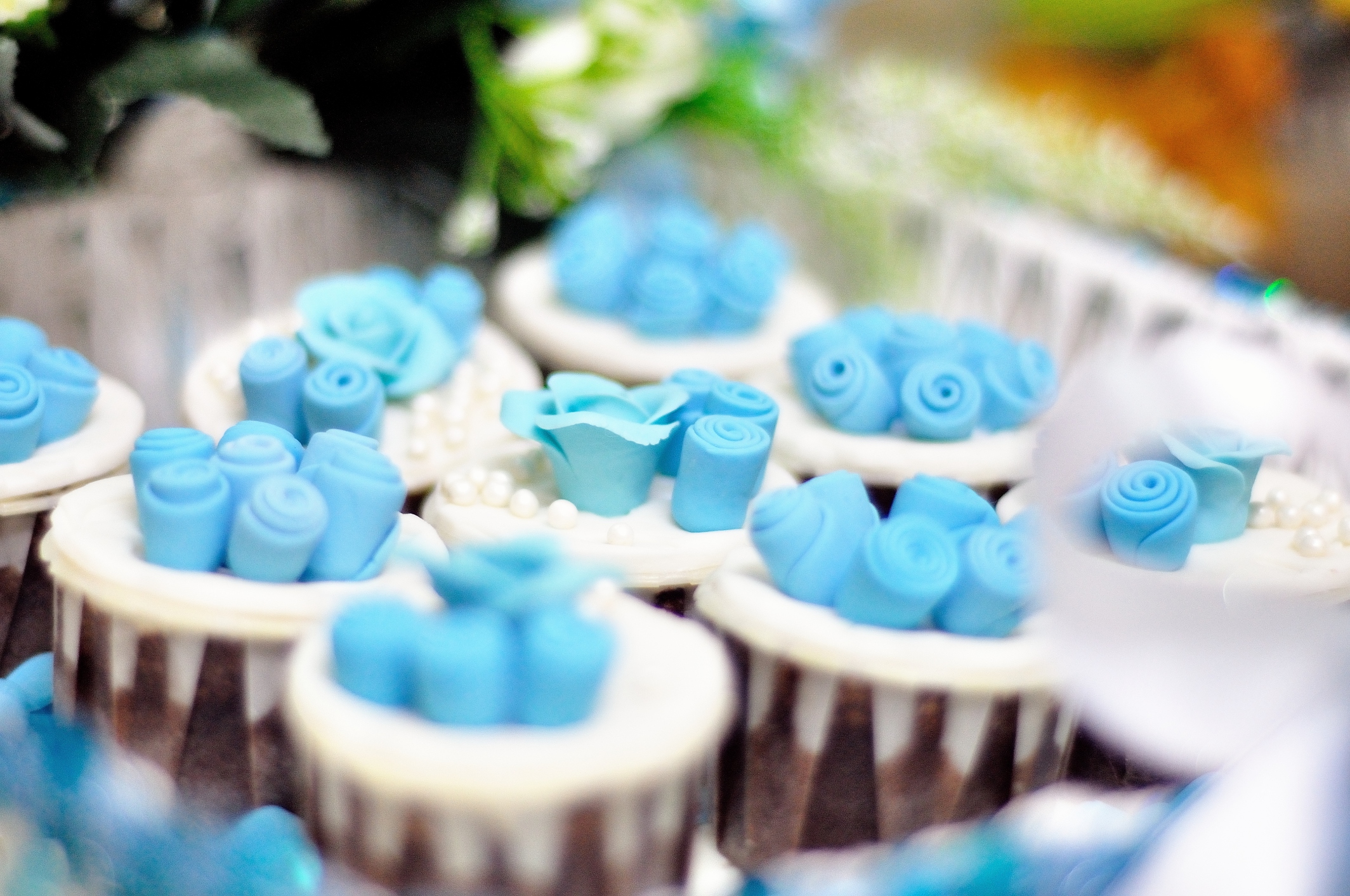 Cupcake wedding cake