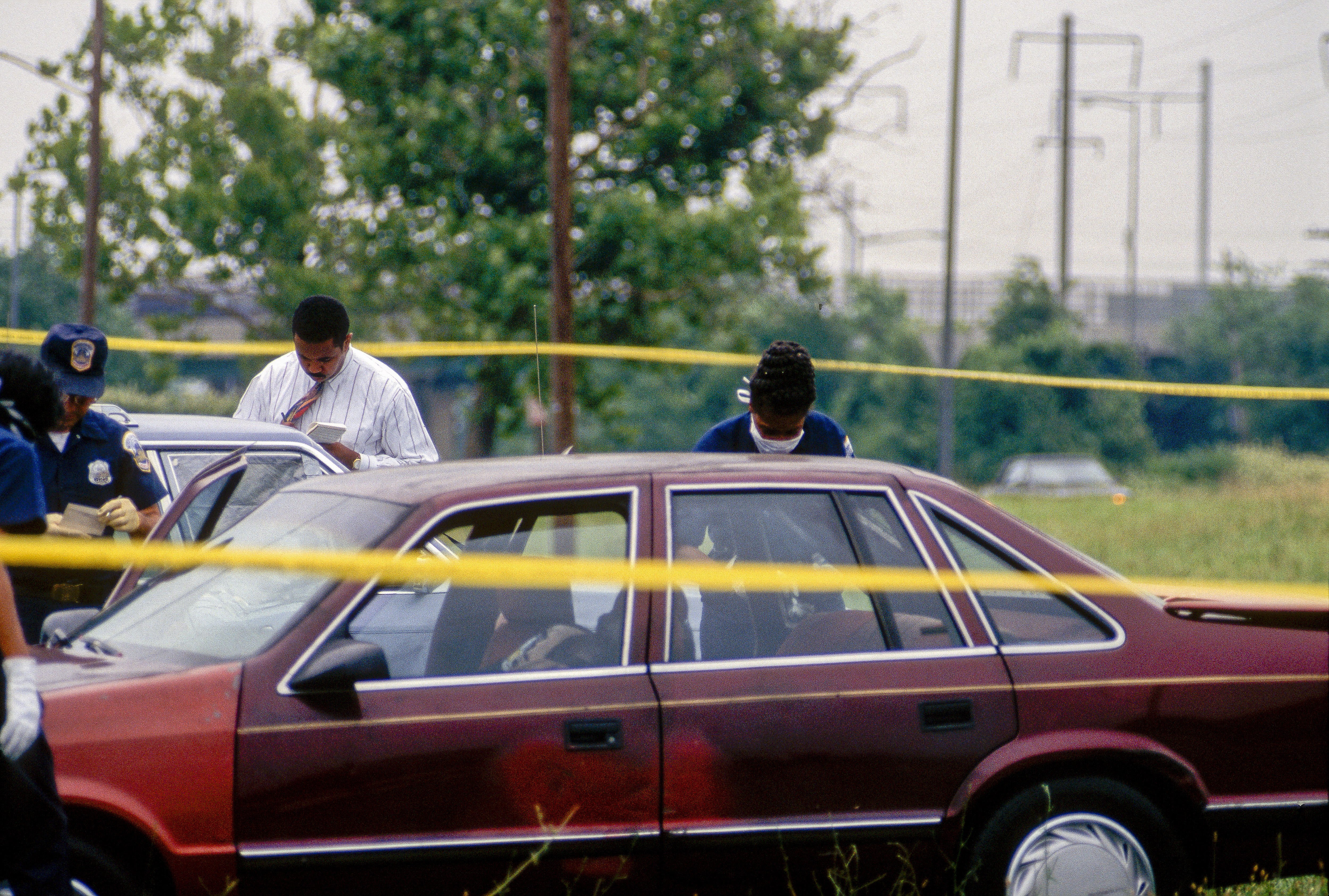 DC Police At Murder Scene