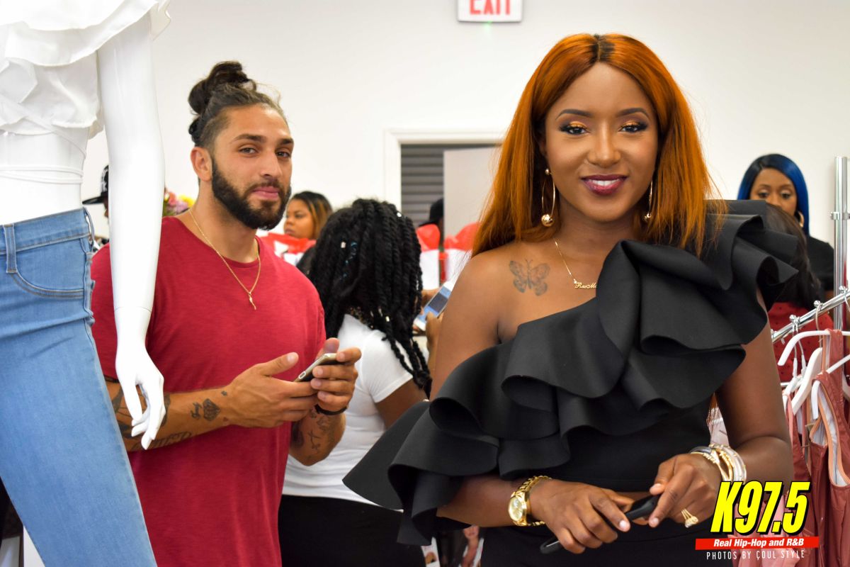 Remy Ma at the grand opening of Conceited