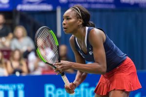 Venus Williams Press Conference, Match & Fashion Show