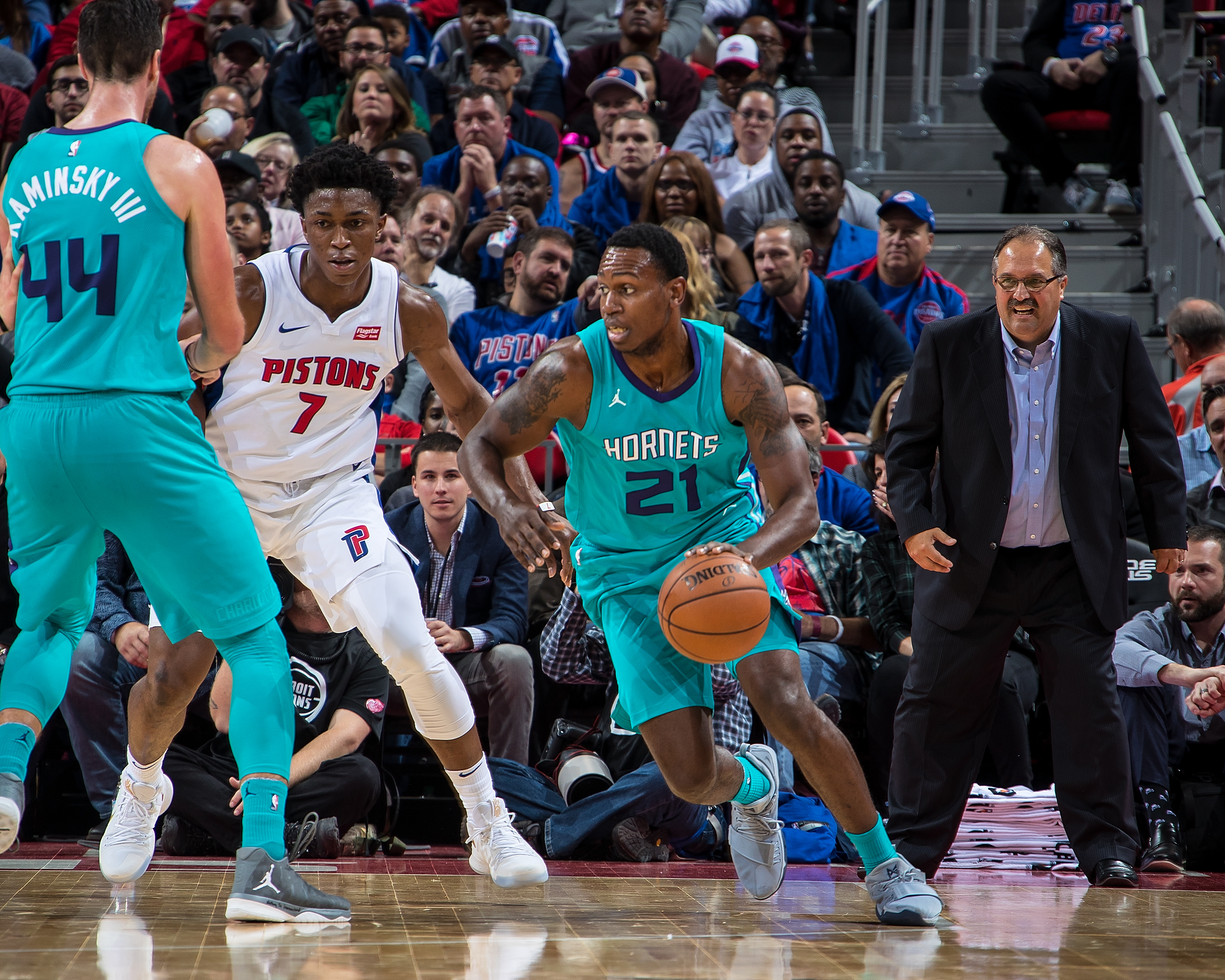 Charlotte Hornets v Detroit Pistons
