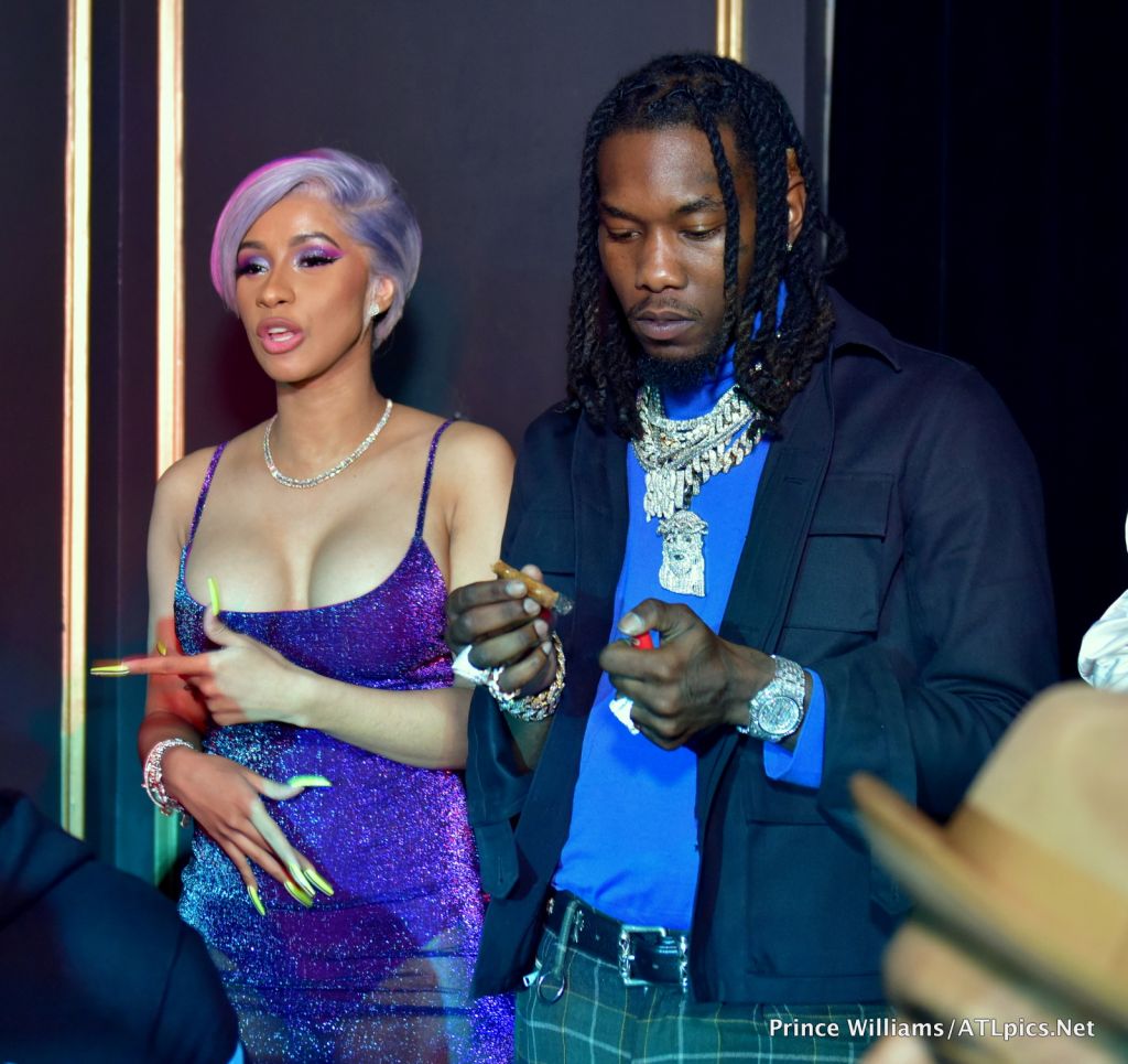 Cardi B and Offset Coupled Up at Oak Atlanta