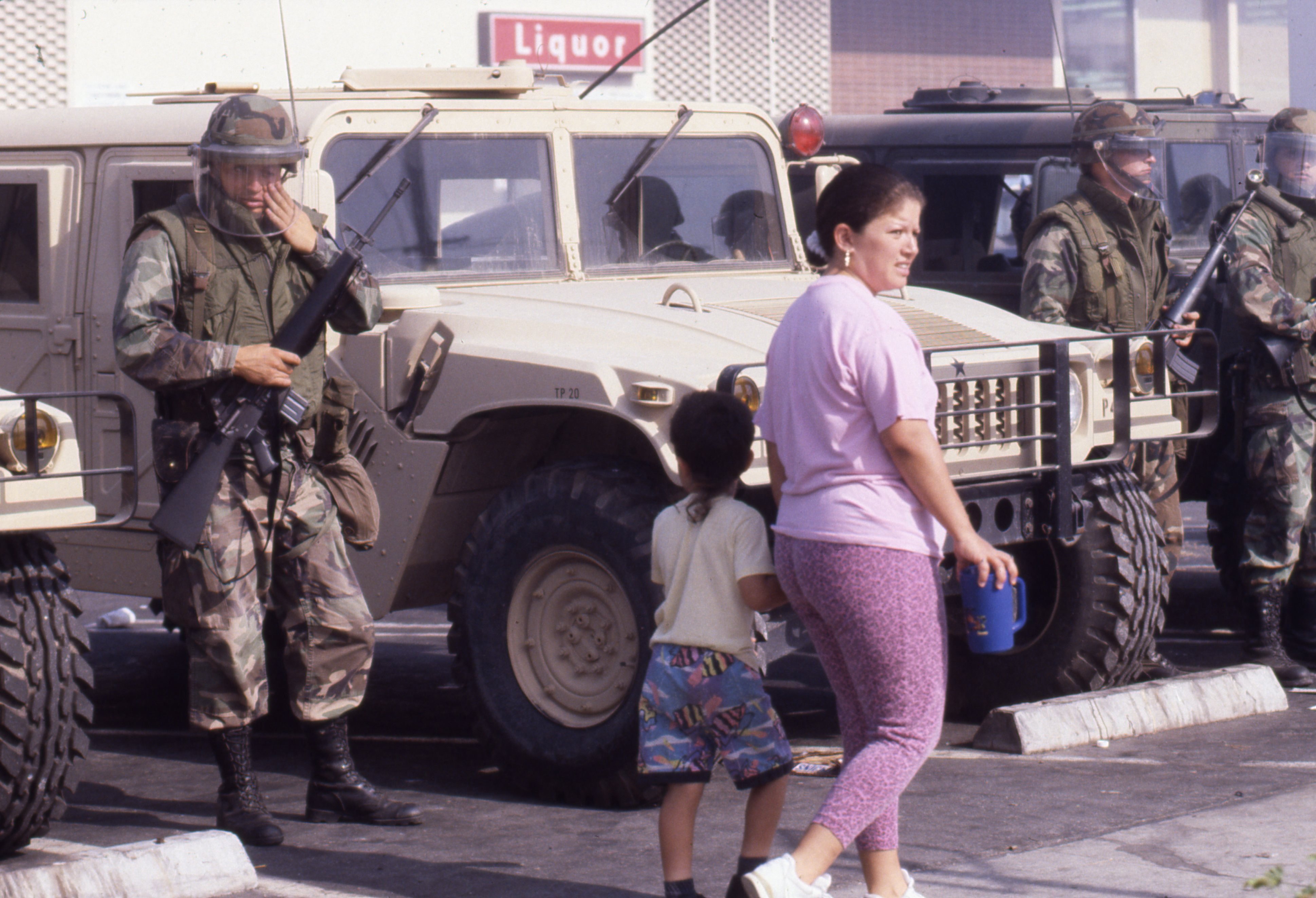 LA Riots in Reaction to the Rodney King Verdict