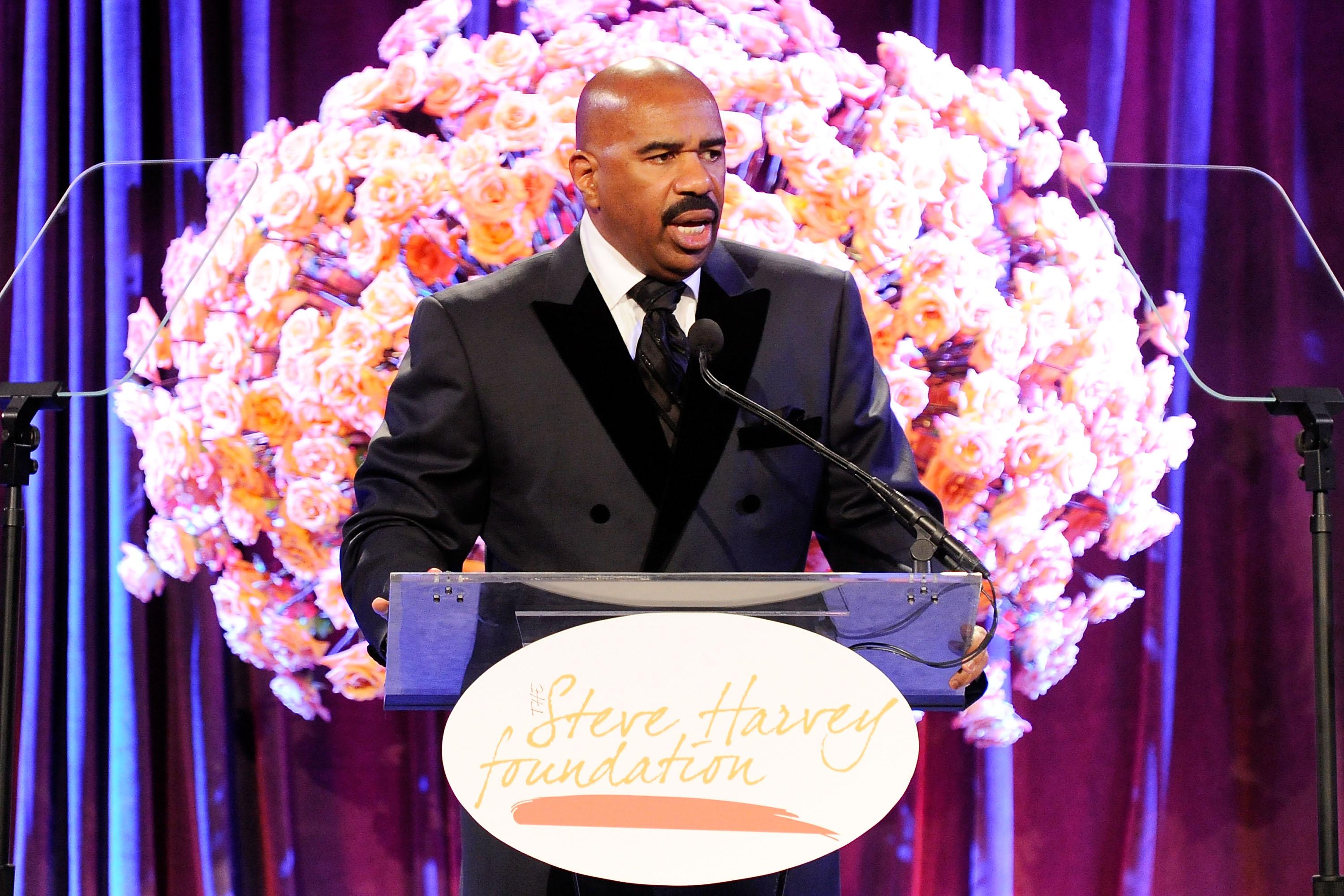 Steve Harvey Hosts 2nd Annual Steve Harvey Foundation Gala In New York - Inside
