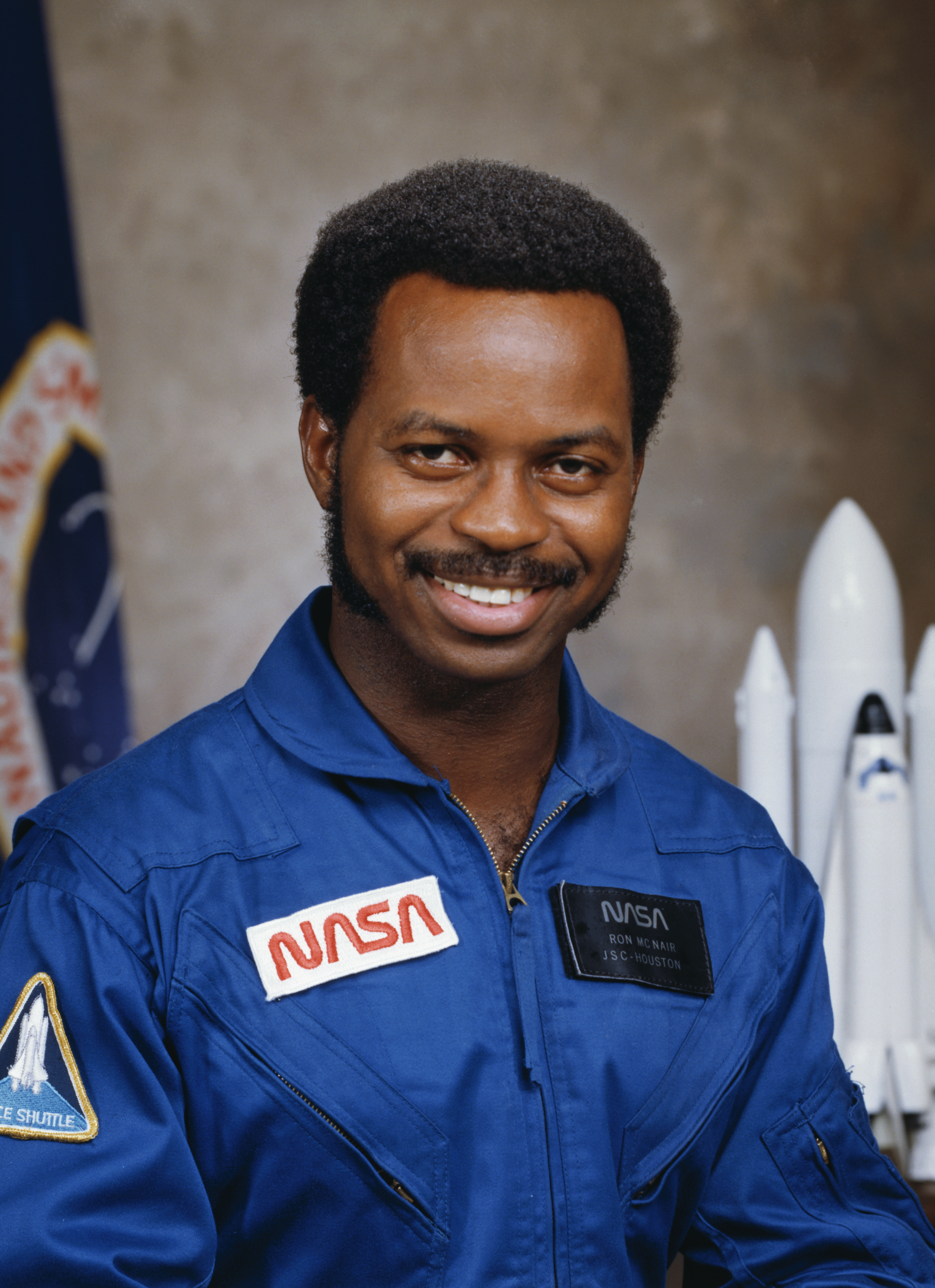 Portrait of Astronaut Ronald E. McNair in Uniform