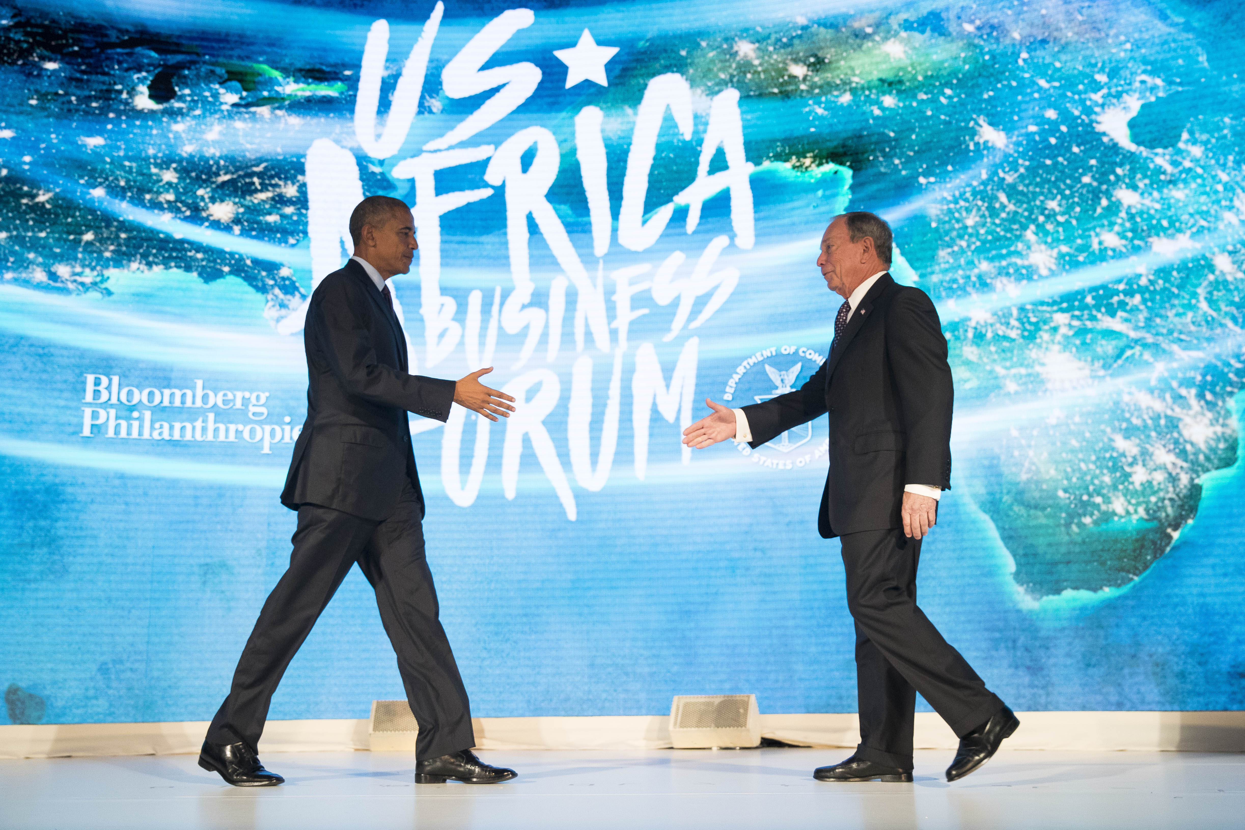 President Obama Speaks At The U.S.-Africa Business Forum In New York