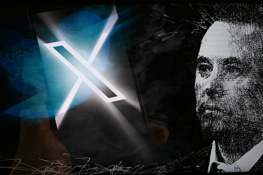 X.Com Logo - Elon Musk Photo Illustration